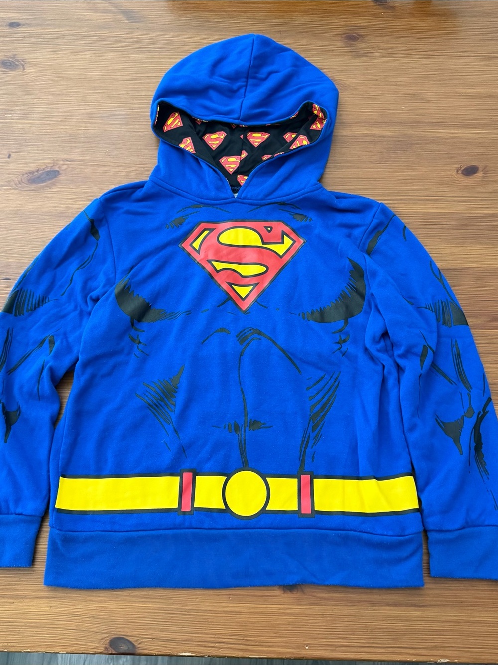 4/$12 Superman Hoodie - Large